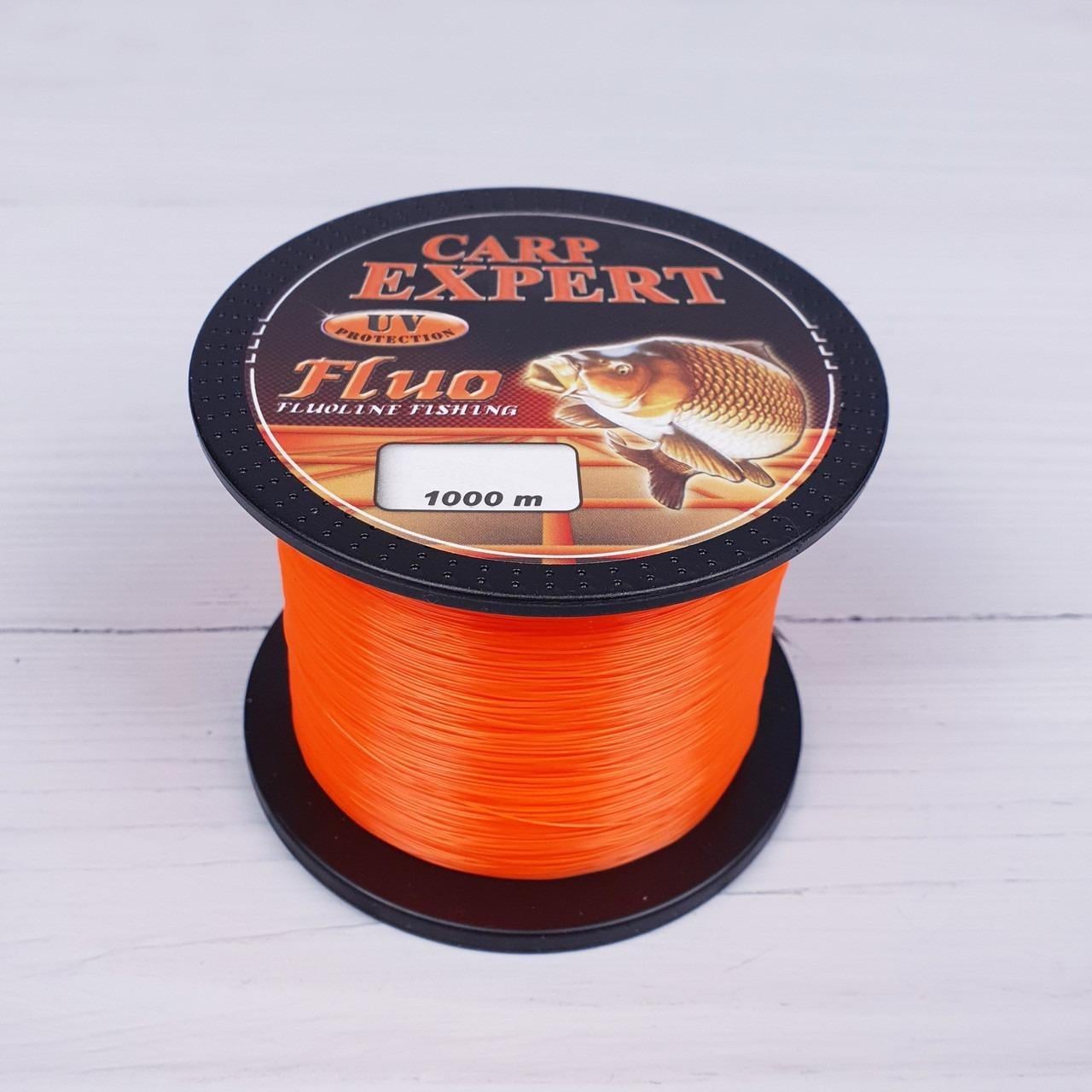 Леска Carp Expert UV Fluo Orange 1000 м 0,25 мм 8,9 кг (2534351528)