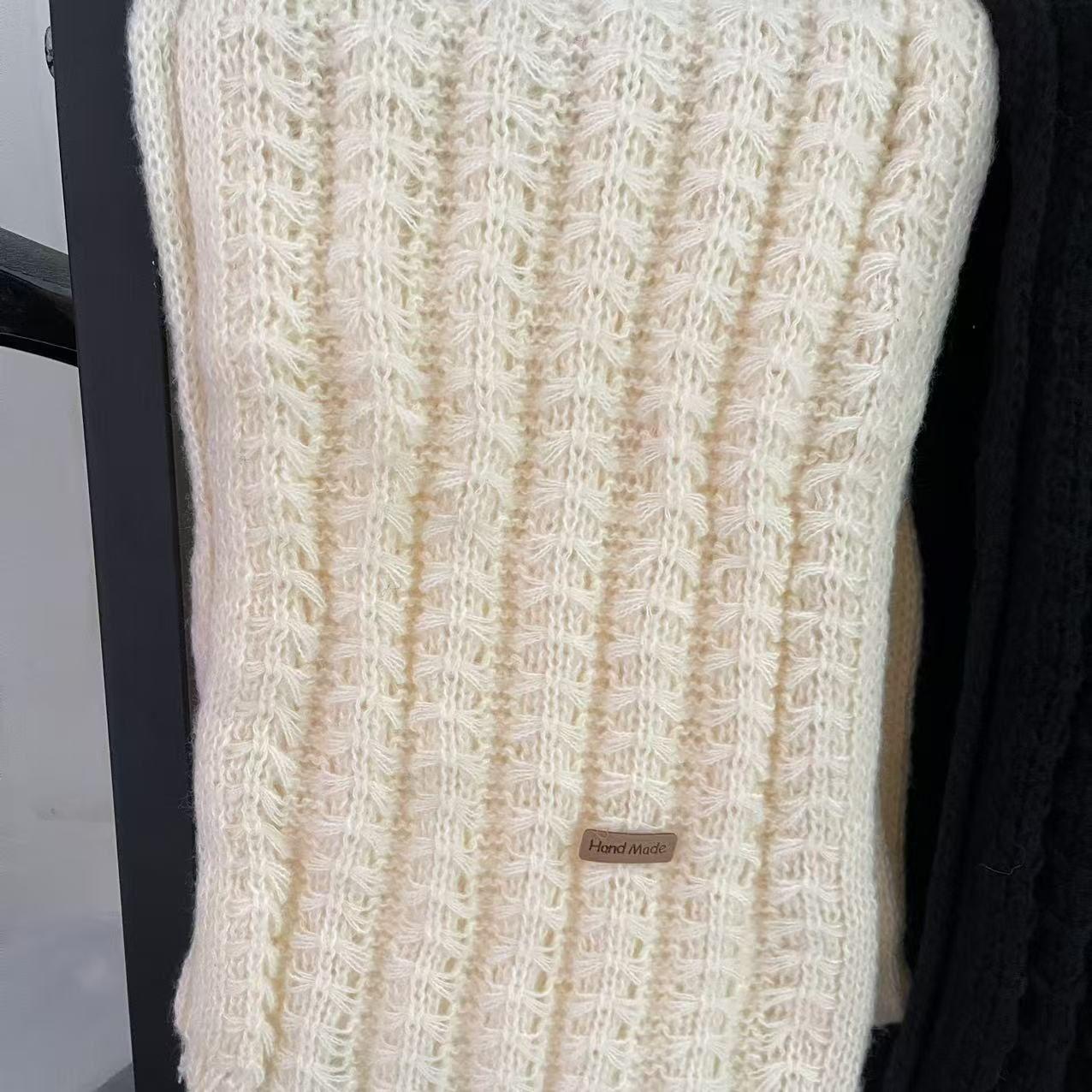 Шарф вовняний 160x20 см Бежевий (4673932Wb) - фото 3 Шарф вовняний 160x20 см Бежевий (4673932Wb) - фото 3