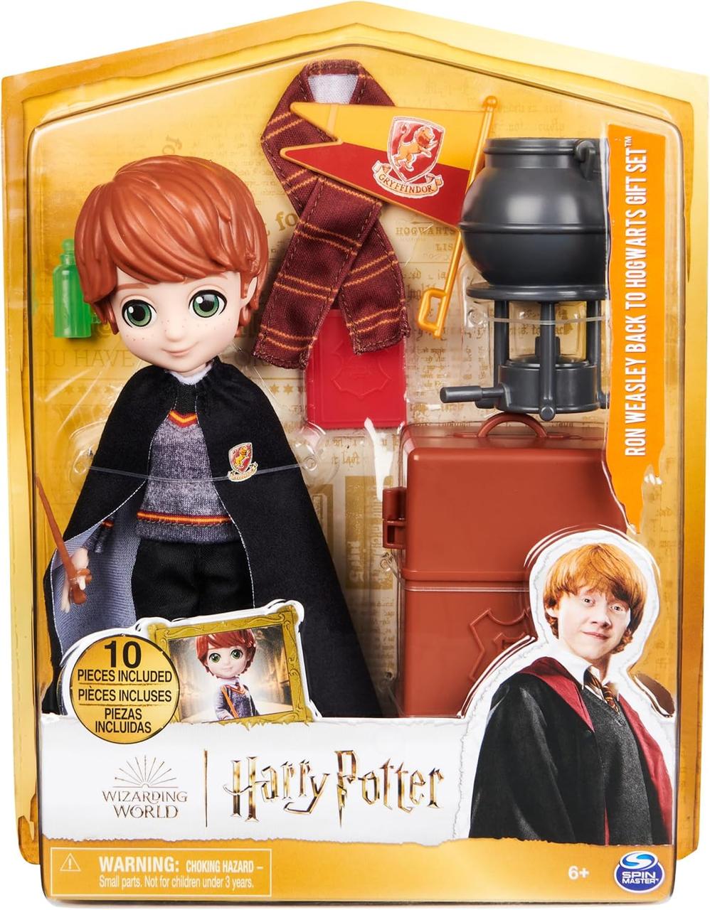 Подарочный набор Spin Master Wizarding World Harry Potter Ron Weasley Гарри Поттер Рон Уизли 20 см с аксессуарами