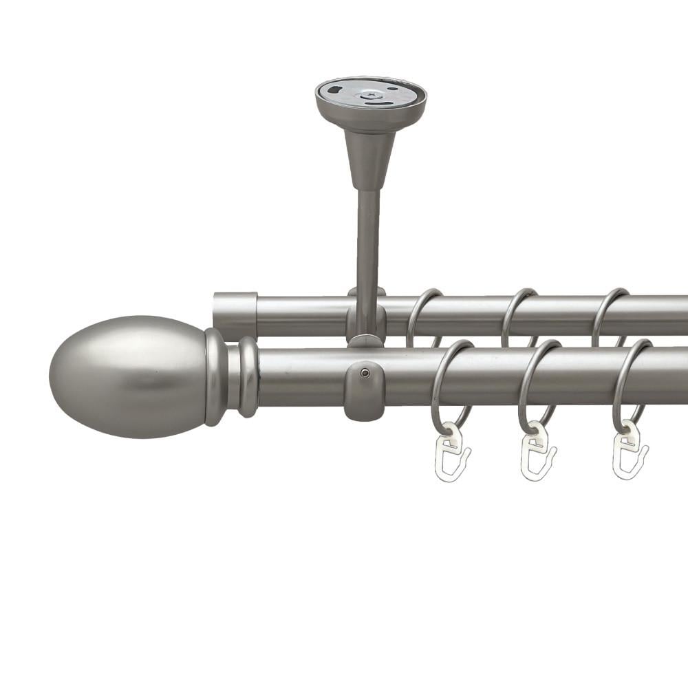 Карниз Orvit Билуно двухрядный гладкий 240 см Сатин (00-00023882)