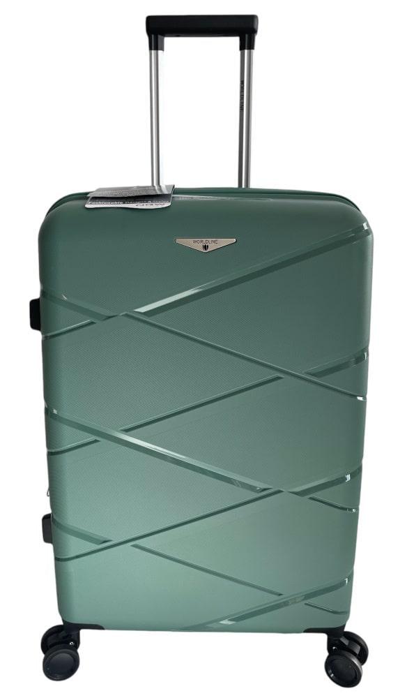 Велика валіза AIRTEX Worldline 289 поліпропілен L Зелений