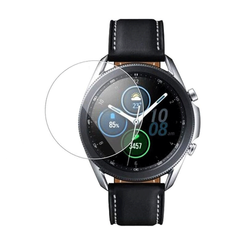 Закаленное защитное стекло для часов Samsung Galaxy Watch 3 45 мм SM-R840 (1247844597)