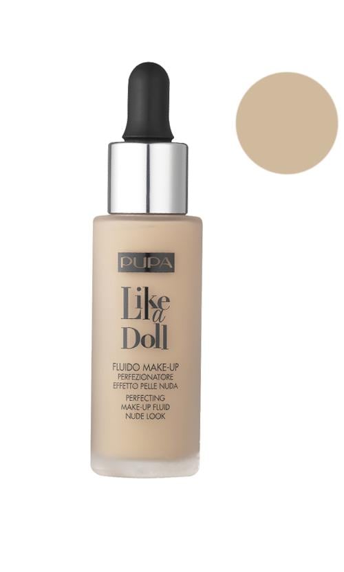 Тональний крем Pupa Like A Doll Perfecting Make-up Fluid Nude Look tone-cream 30 (31174)