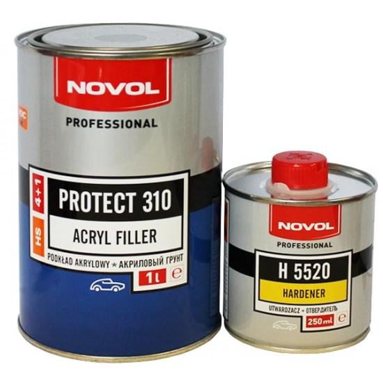 Грунт акриловый 4+1 NOVOL PROTECT 310 Белый