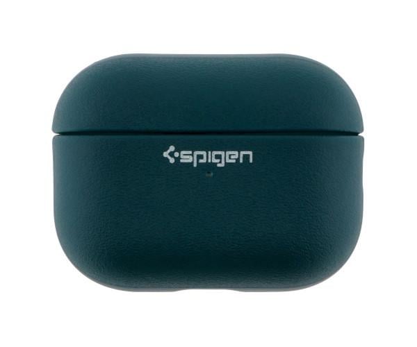 Чехол TPU Spigen Leather Armor для Airpods 3 Dark Green