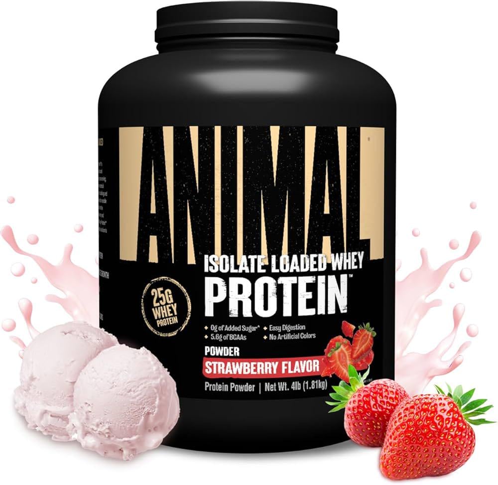 Протеин Universal Nutrition Animal Whey Strawberry 1800 г Протеин Universal Nutrition Animal Whey Strawberry 1800 г