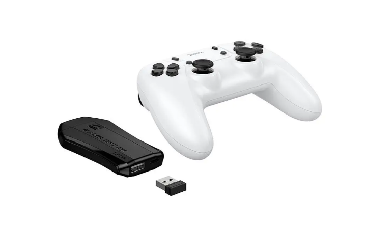 Ретро игровая приставка Hoco GA31 HDMI для телевизора с 20000 встроенных игр и 2 беспроводными джойстиками Белый Ретро игровая приставка Hoco GA31 HDMI для телевизора с 20000 встроенных игр и 2 беспроводными джойстиками Белый
