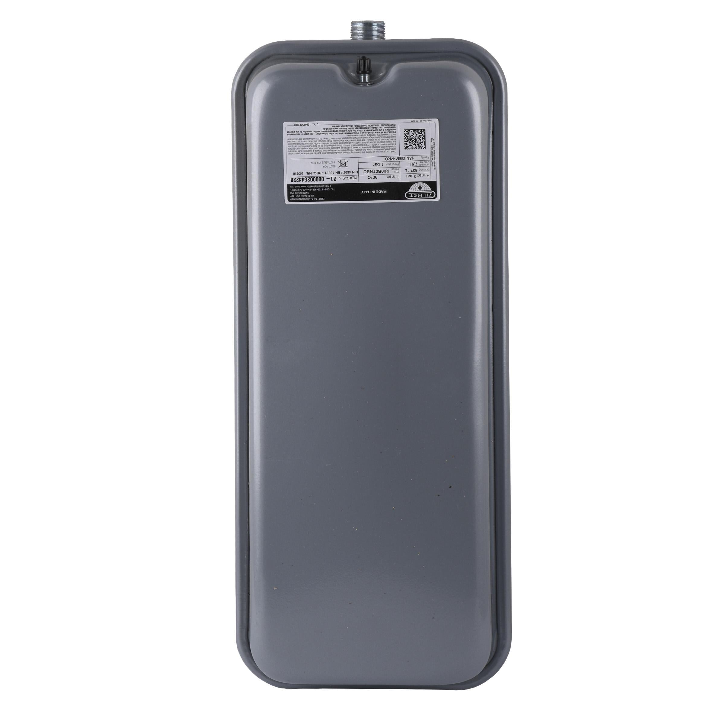 Бак Zilmet oem-pro для монтажа в котлы 537 7,5 л 3/4" 3 bar прямоугольный 13N600FG07 (000006112) Бак Zilmet oem-pro для монтажа в котлы 537 7,5 л 3/4" 3 bar прямоугольный 13N600FG07 (000006112)