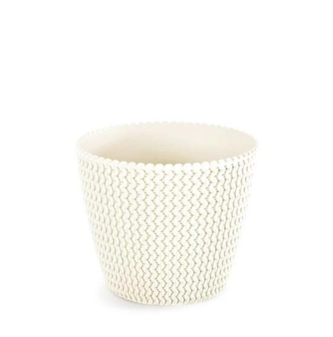 Горшок для цветов Prosperplast Splofy 19 см Кремовый