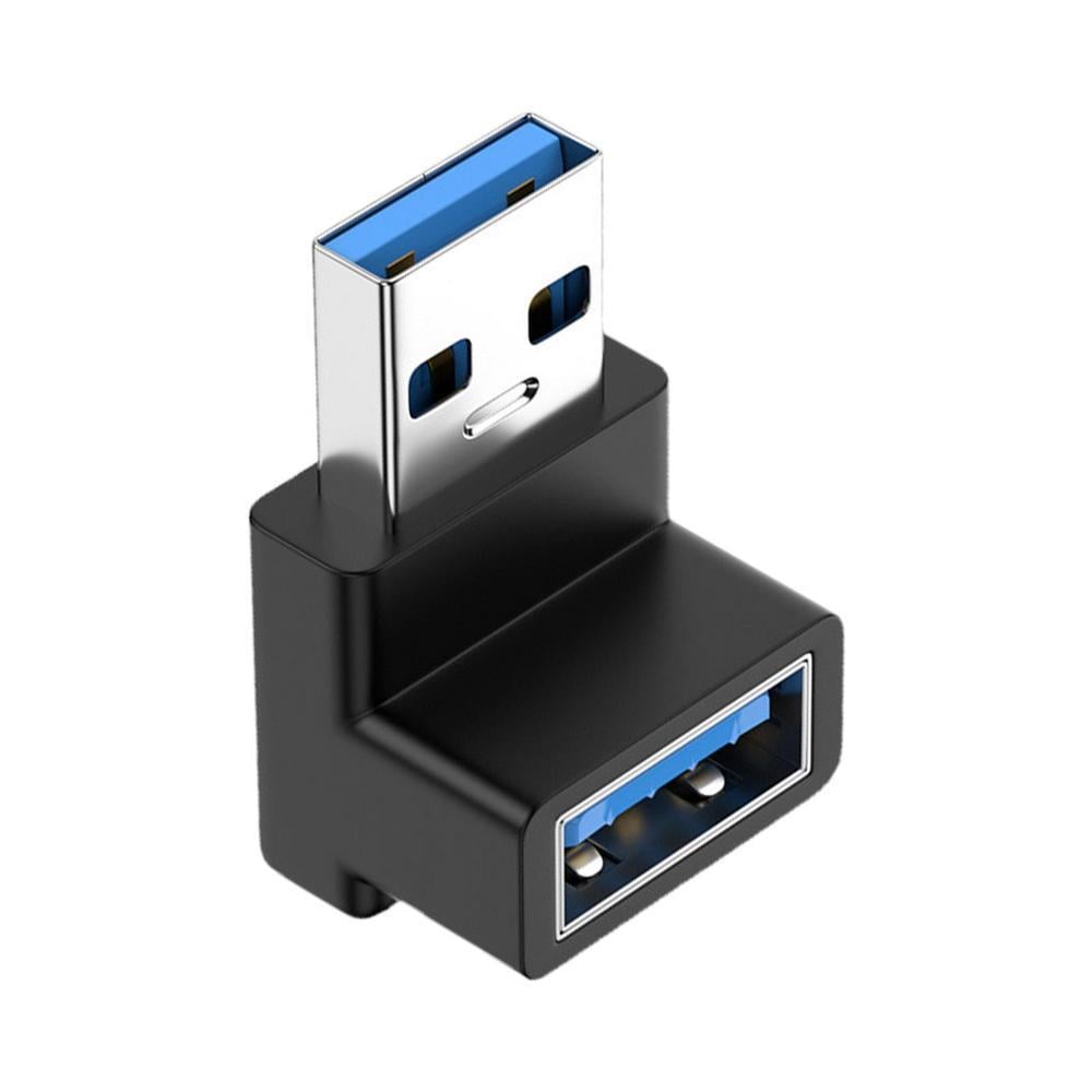 Адаптер-перехідник кутовий USB 3.2 USB 3.0/2.0 Male-Female 10Gbps