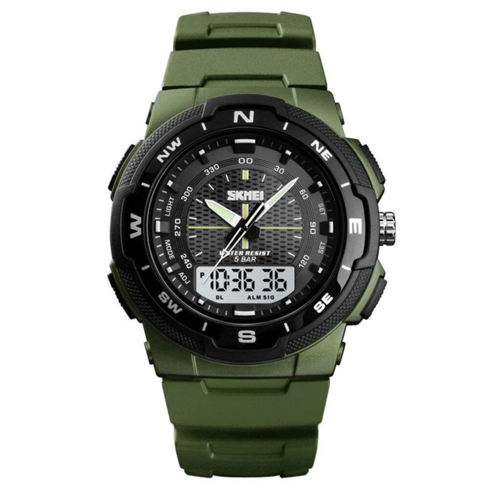 Часы Skmei мужские наручные 1454AG watch Army Green (12384)