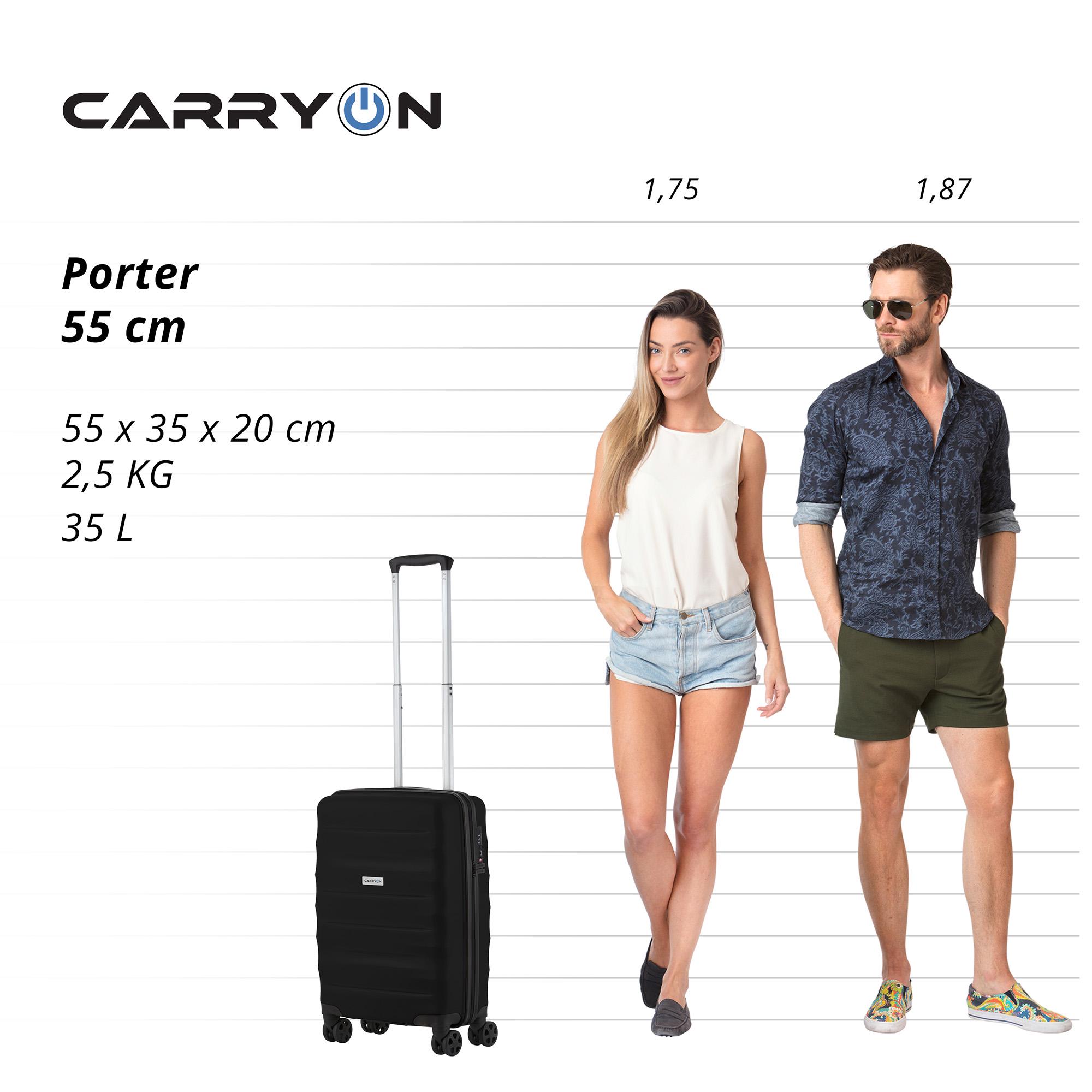 Чемодан CarryOn Porter S Black (502443) - фото 6