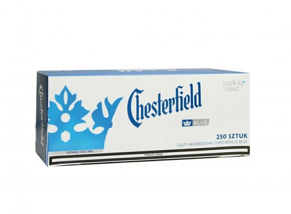 Гільзи для сигарет Chesterfield 250 шт. Синій (11449438)