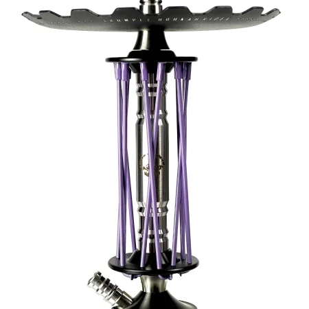 Кальян дымный Trumpet Hookah Rider из нержавеющей стали с уплотнителем Фиолетовый (1966407445)