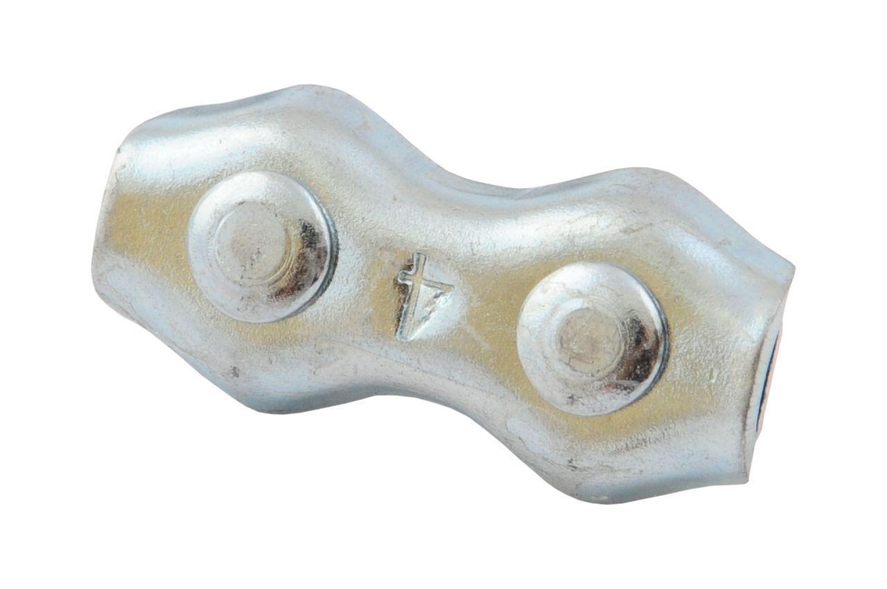 Затиск для троса Apro 5 мм подвійний 10 шт. (CD-5)