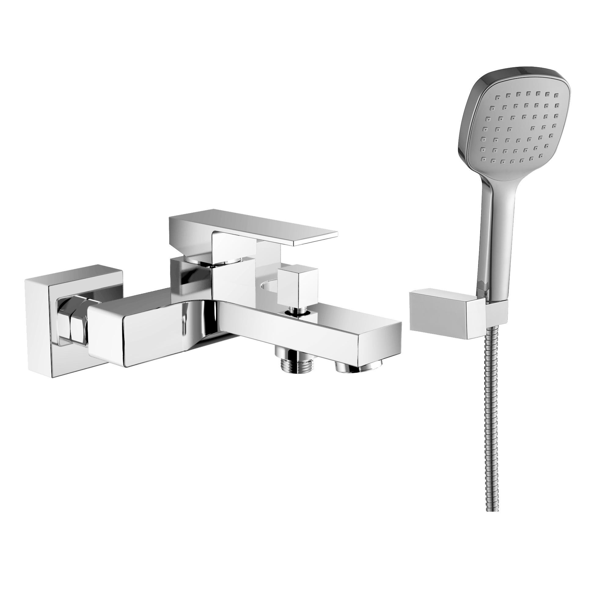 Смеситель для ванны RJ ROD RBZ091-3 однорычажный Хром (156892)