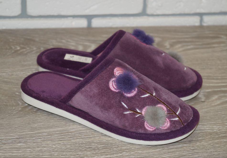 Тапочки комнатные Fangre 38/39 р. 24 см Фиолетовый (30325-3839)