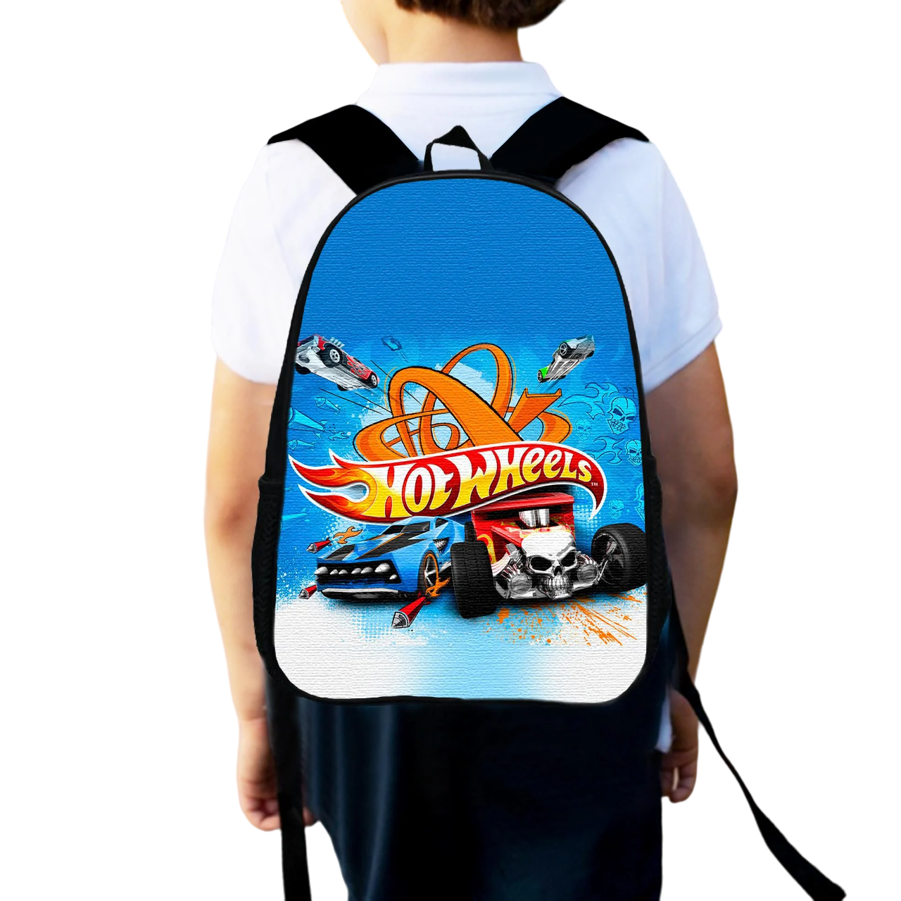 Шкільний рюкзак дитячий для хлопчика Hot Wheels міський 34х27 см (0105)