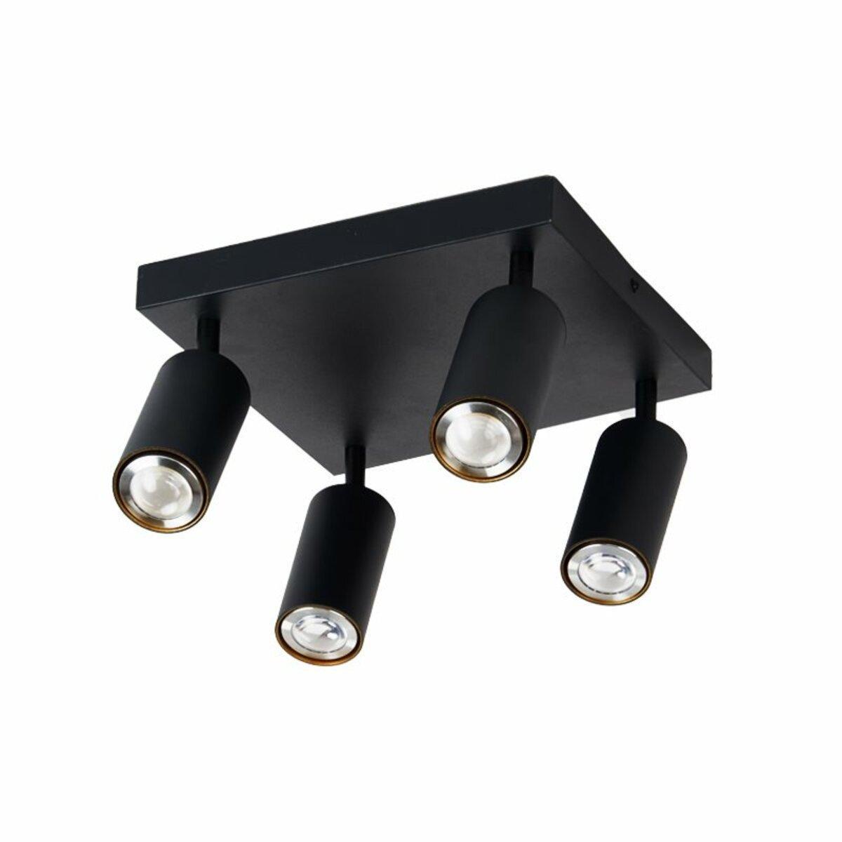 Споты Sirius на четыре плафона под лампу GU10 Черный (INN-23196BK) - фото 2 Споты Sirius на четыре плафона под лампу GU10 Черный (INN-23196BK) - фото 2