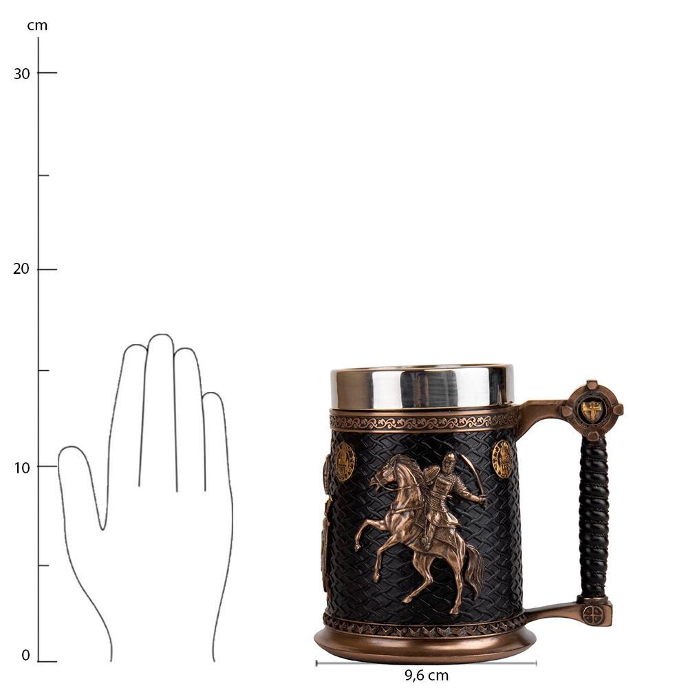 Бокал пивной VERONESE Битва викингов 600 мл 15 см - фото 8 Бокал пивной VERONESE Битва викингов 600 мл 15 см - фото 8