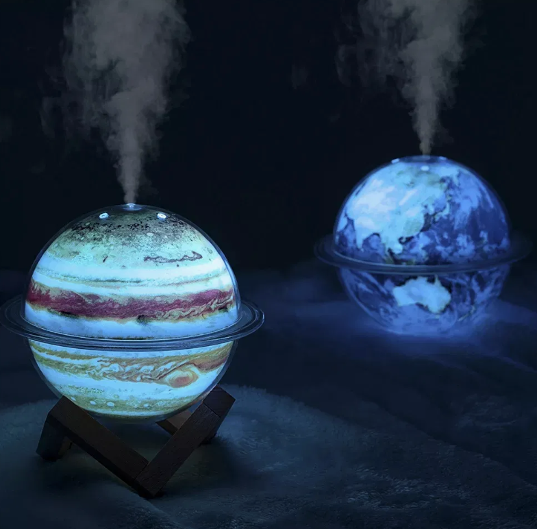 Увлажнитель воздуха в форме планеты с подсветкой 330 мл (MA746) - фото 3