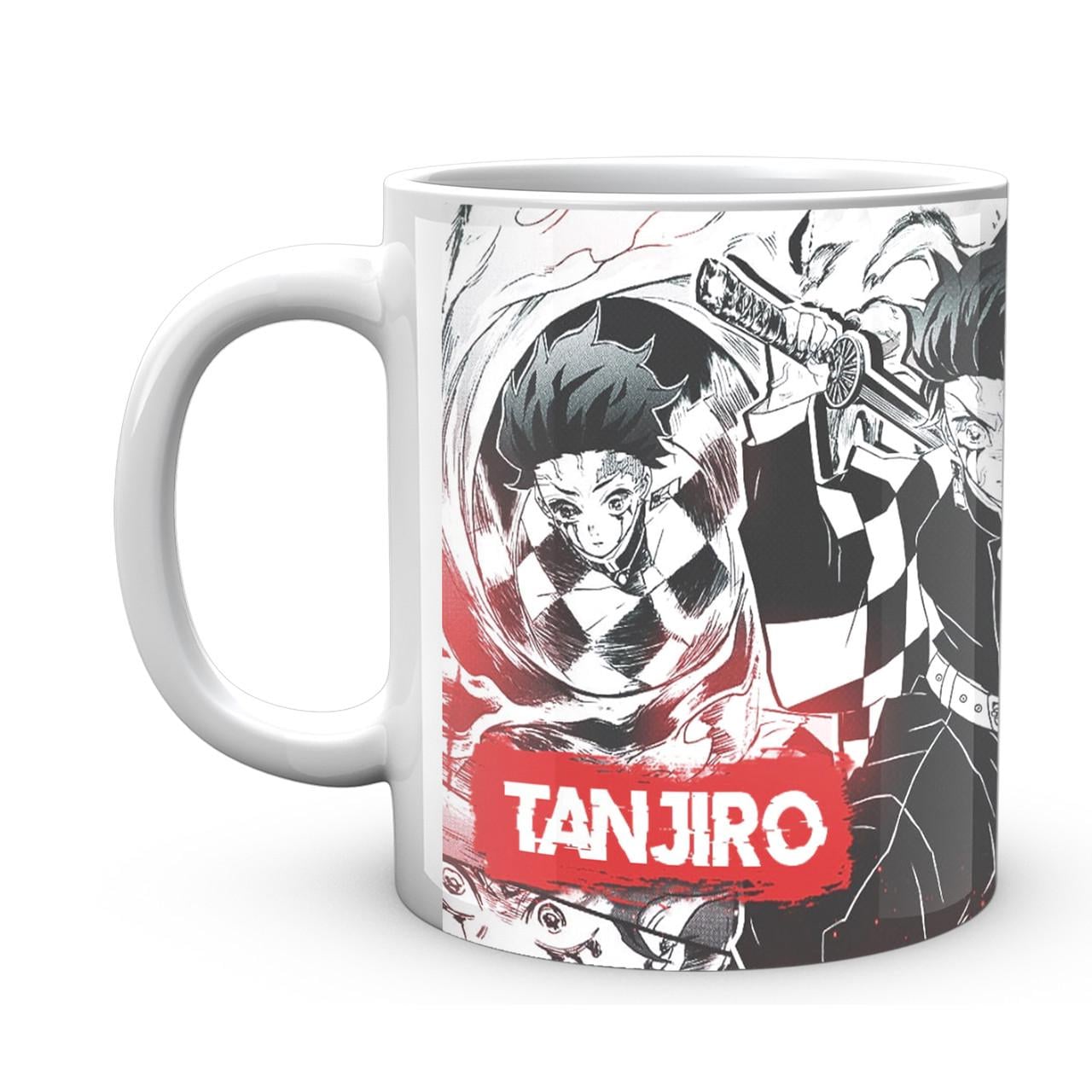 Чашка Gee! Demon Slayer Танджиро коллаж Черно-белый SL 02.447