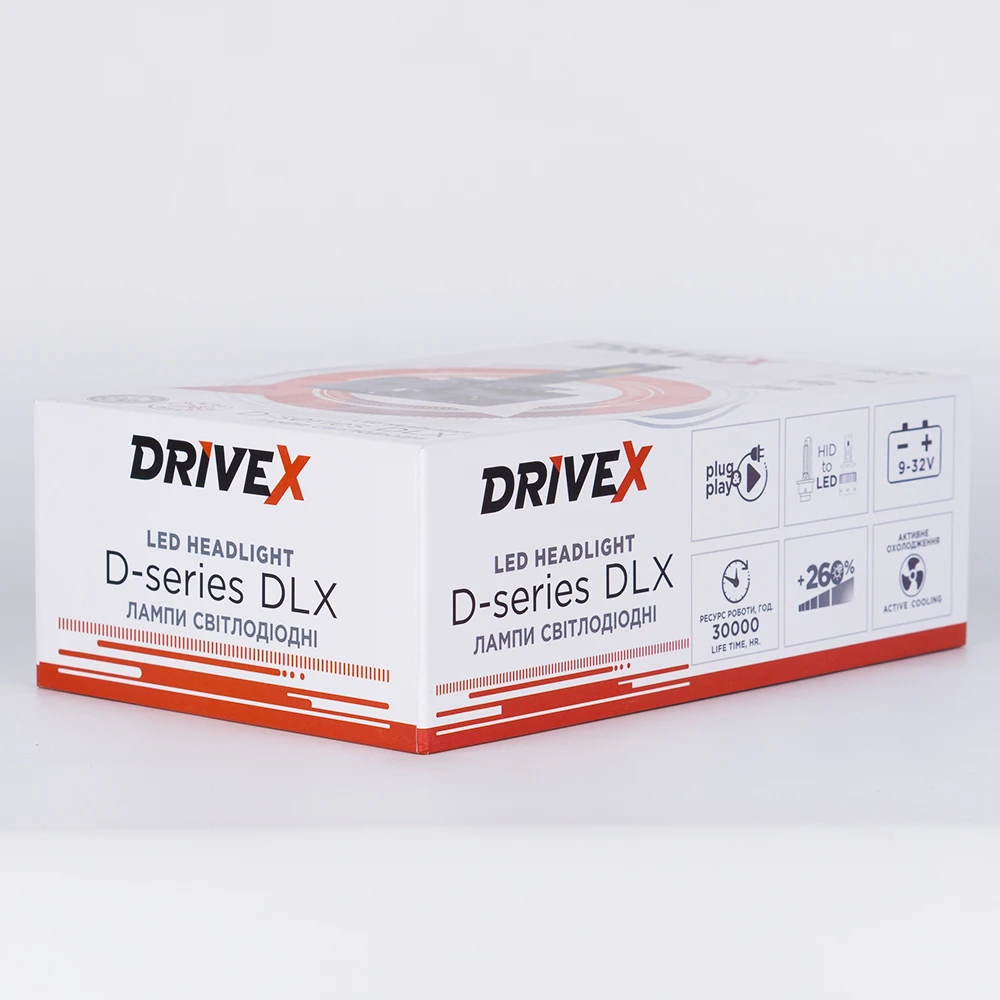 Автомобільні лампи DriveX LED D2 DLX 50W 6000K CAN під штатний блок (DR-00001350) - фото 4 Автомобільні лампи DriveX LED D2 DLX 50W 6000K CAN під штатний блок (DR-00001350) - фото 4