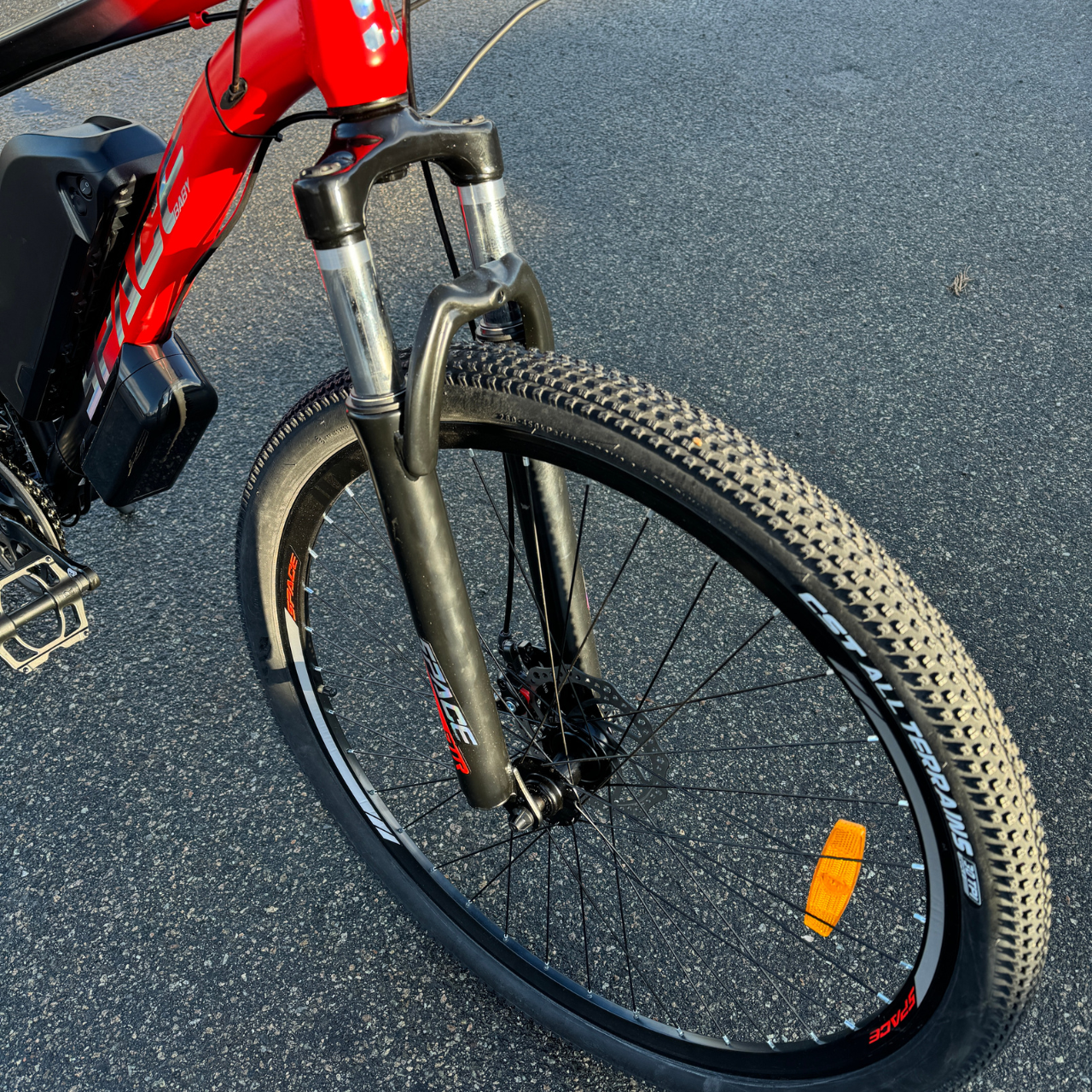 Велосипед з Е-комплектом E-Titan 29" SPACE MARS 2025 48 В 500 Вт Bofang 10 Ah/до 35 км запас ходу Red - фото 3 Велосипед з Е-комплектом E-Titan 29" SPACE MARS 2025 48 В 500 Вт Bofang 10 Ah/до 35 км запас ходу Red - фото 3