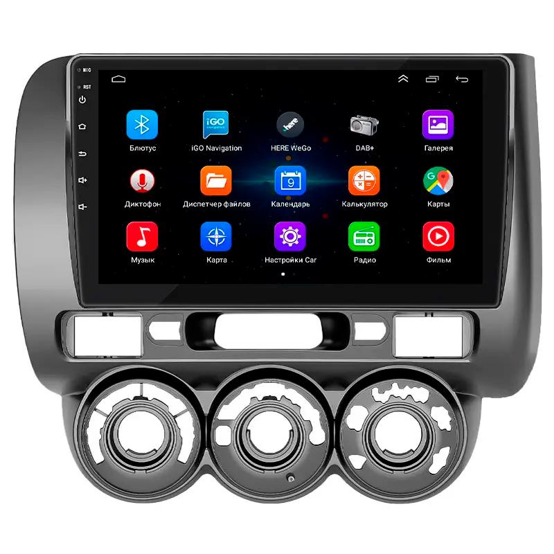 Автомагнитола штатная Lesko Base для Honda Jazz I рестайлинг Manual AC 2005-2008 г. Wi-Fi/GPS 2/32 GB 9" (10620-52542)