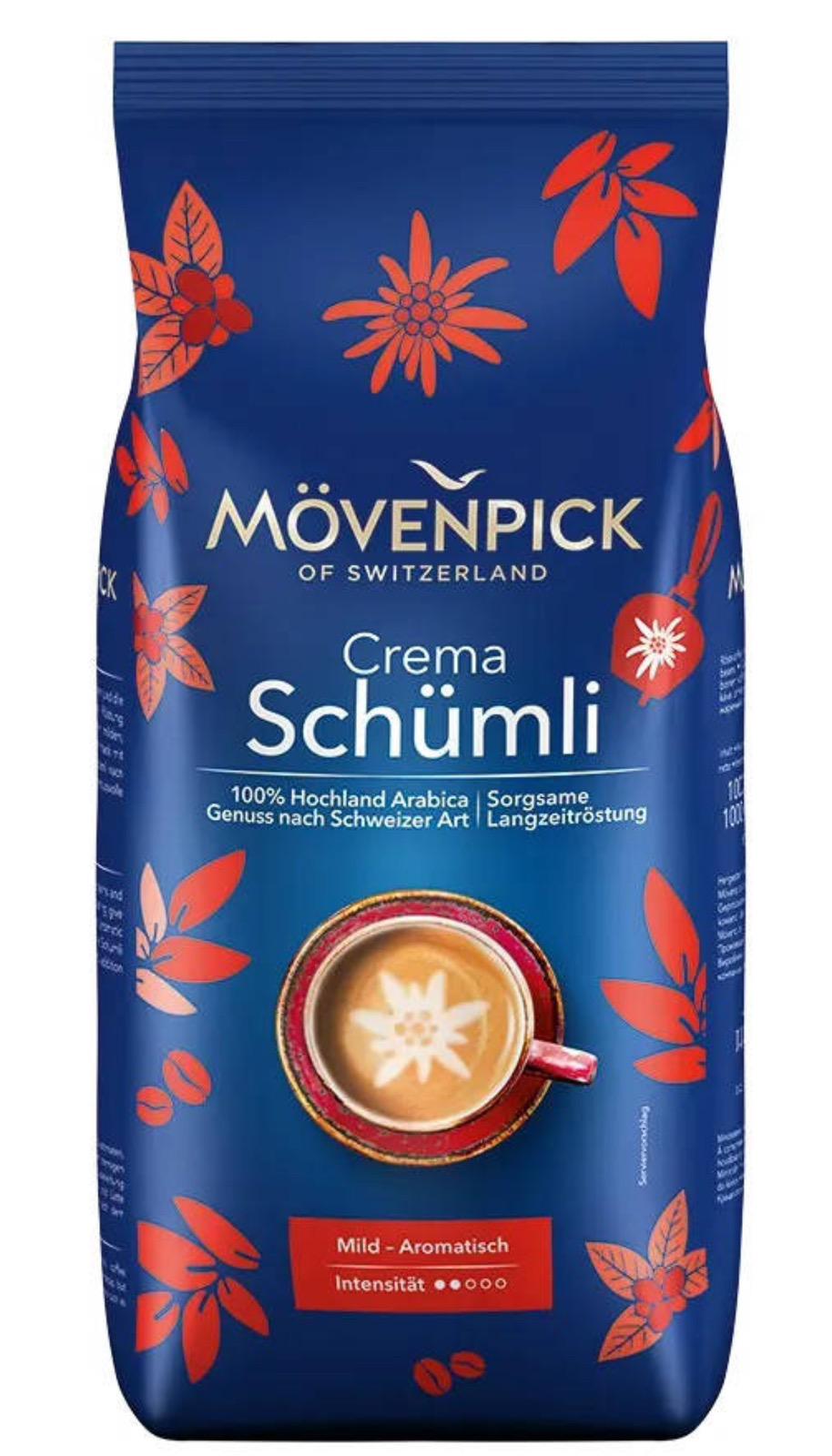 Кава в зернах Movenpick Schumli 100% арабіка 1 кг