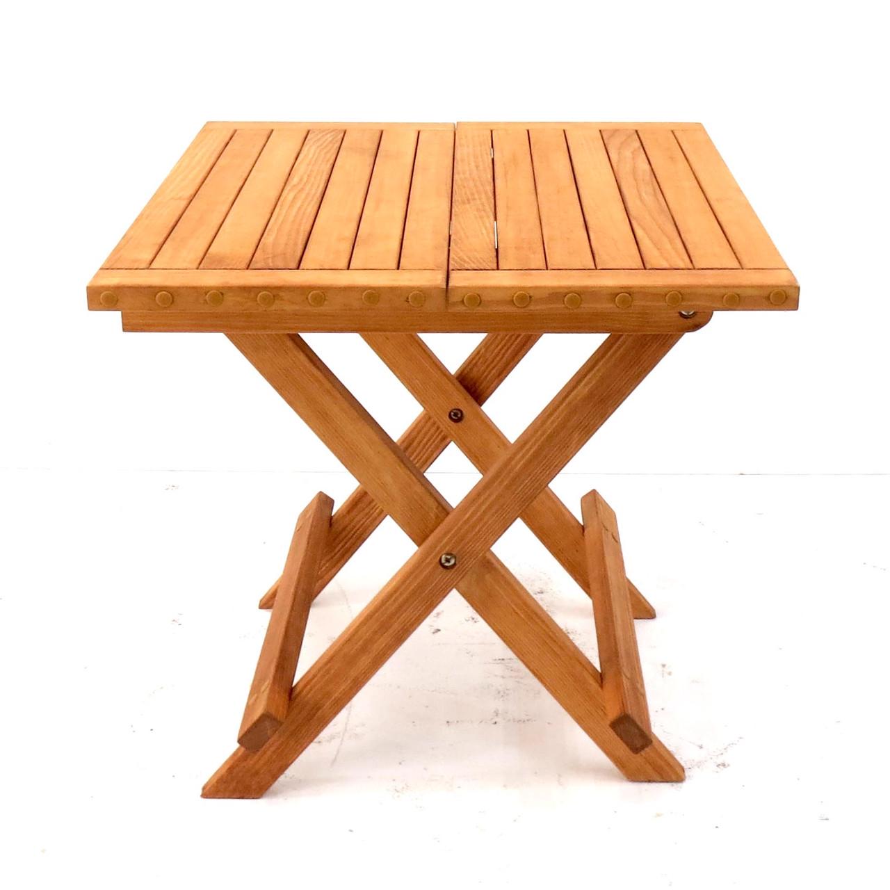 Столик раскладной из дерева Деруент Шафран (СУН-001606) - фото 2