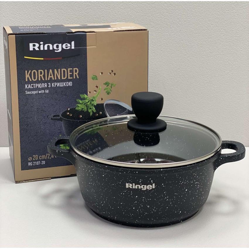 Кастрюля с крышкой Ringel RG-2107-20 алюминиевая 20 см 2,4 л (1760785408)