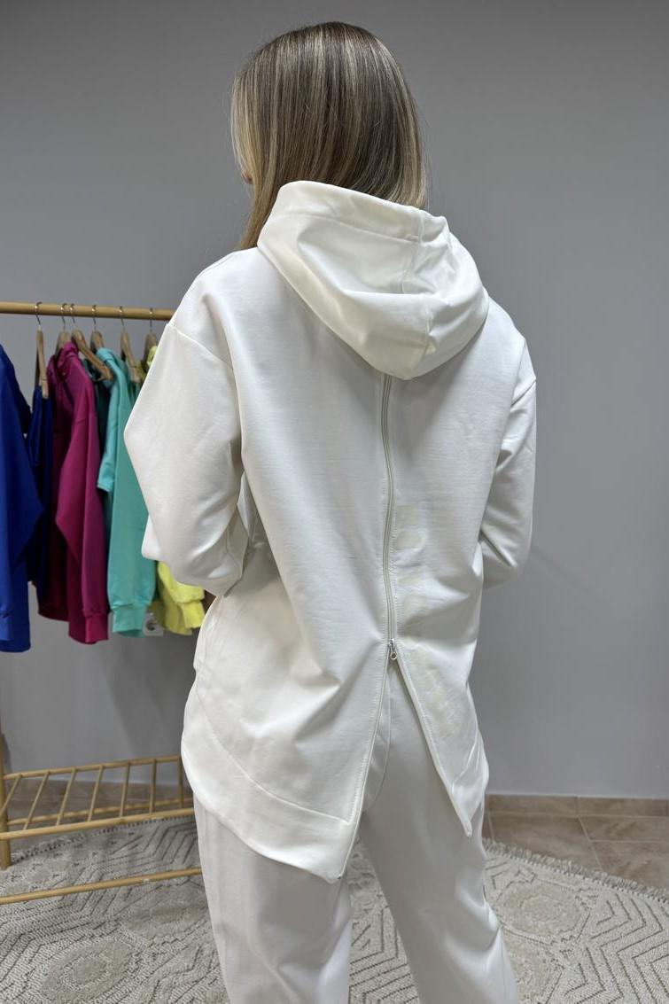 Костюм женский 2-х на замке М82.1 S Кремовый (918-1-60) - фото 3