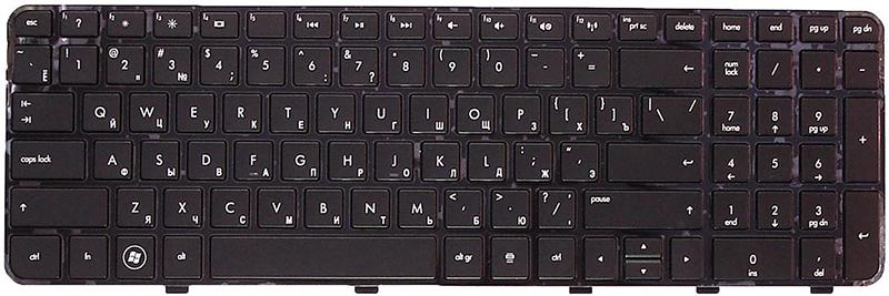 Клавіатура для ноутбука HP Pavilion DV6-6C23 матова (640436-251)