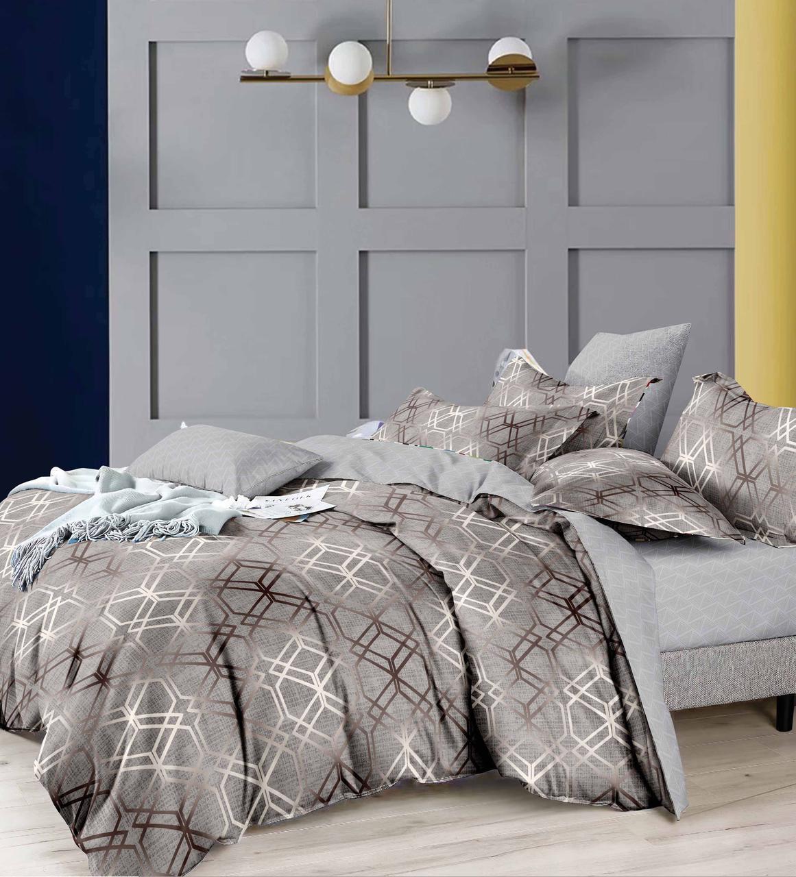 Постельное белье семейное Vie Nouvelle Velour Микрофибра 150х210 см (VL14F)