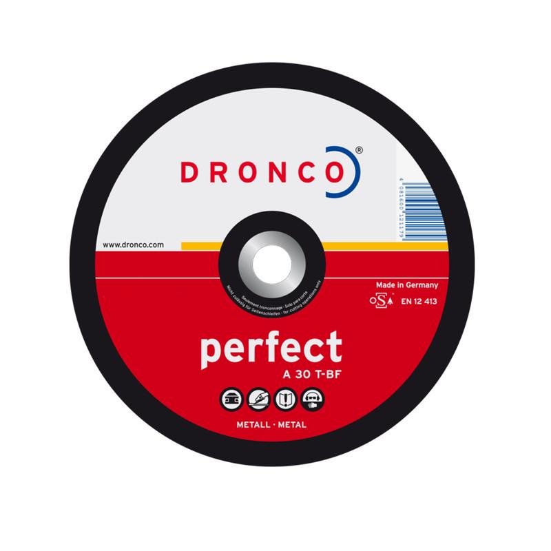 Диск шліфувальний Dronco A 30 T perfect 125x6x22,2 мм по металу 10 шт. (INKRZ000000125602D)