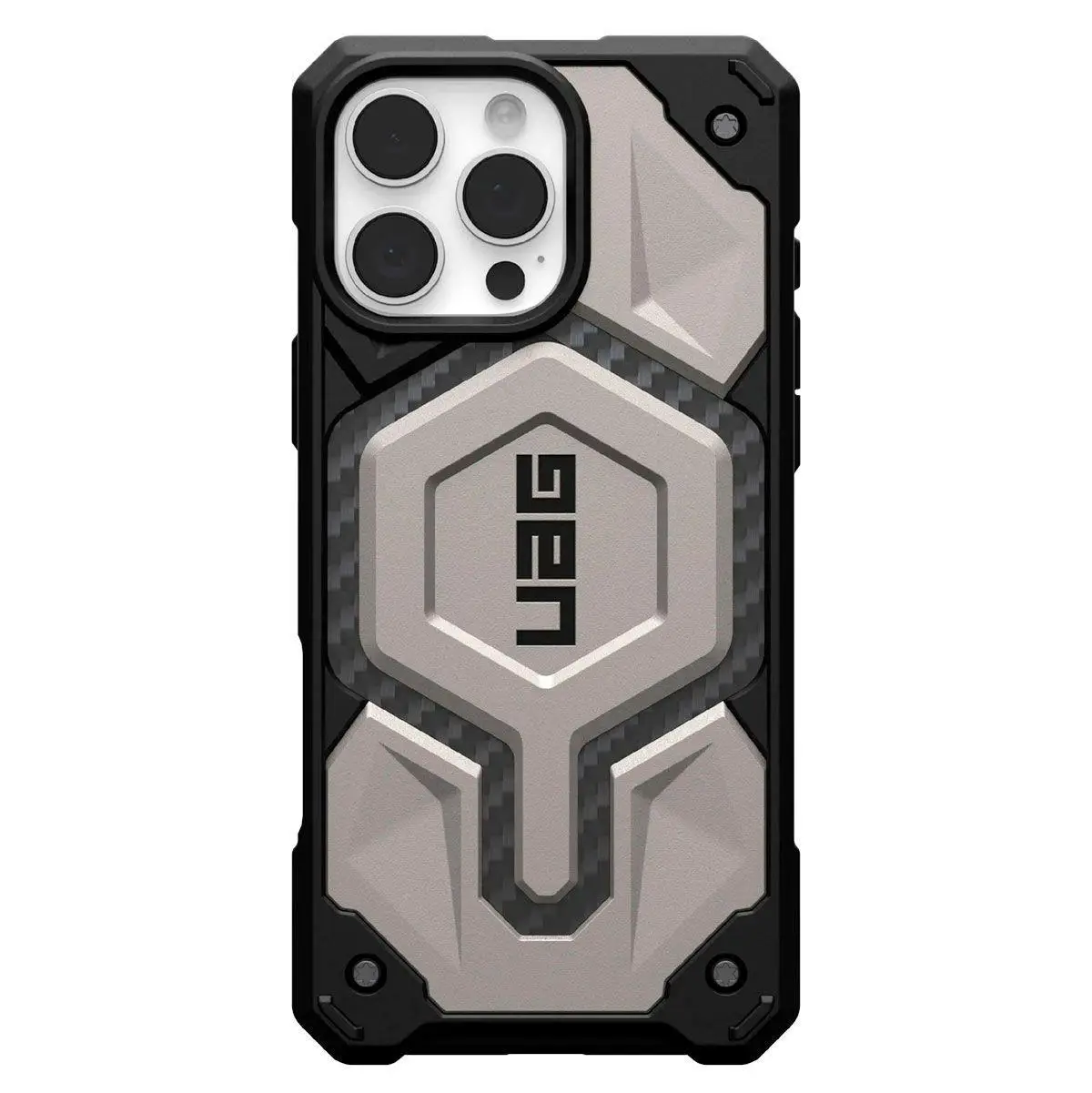 Чехол-накладка UAG Case for iPhone 16 Pro Monarch Pro Magsafe, Titanium (114456113636)