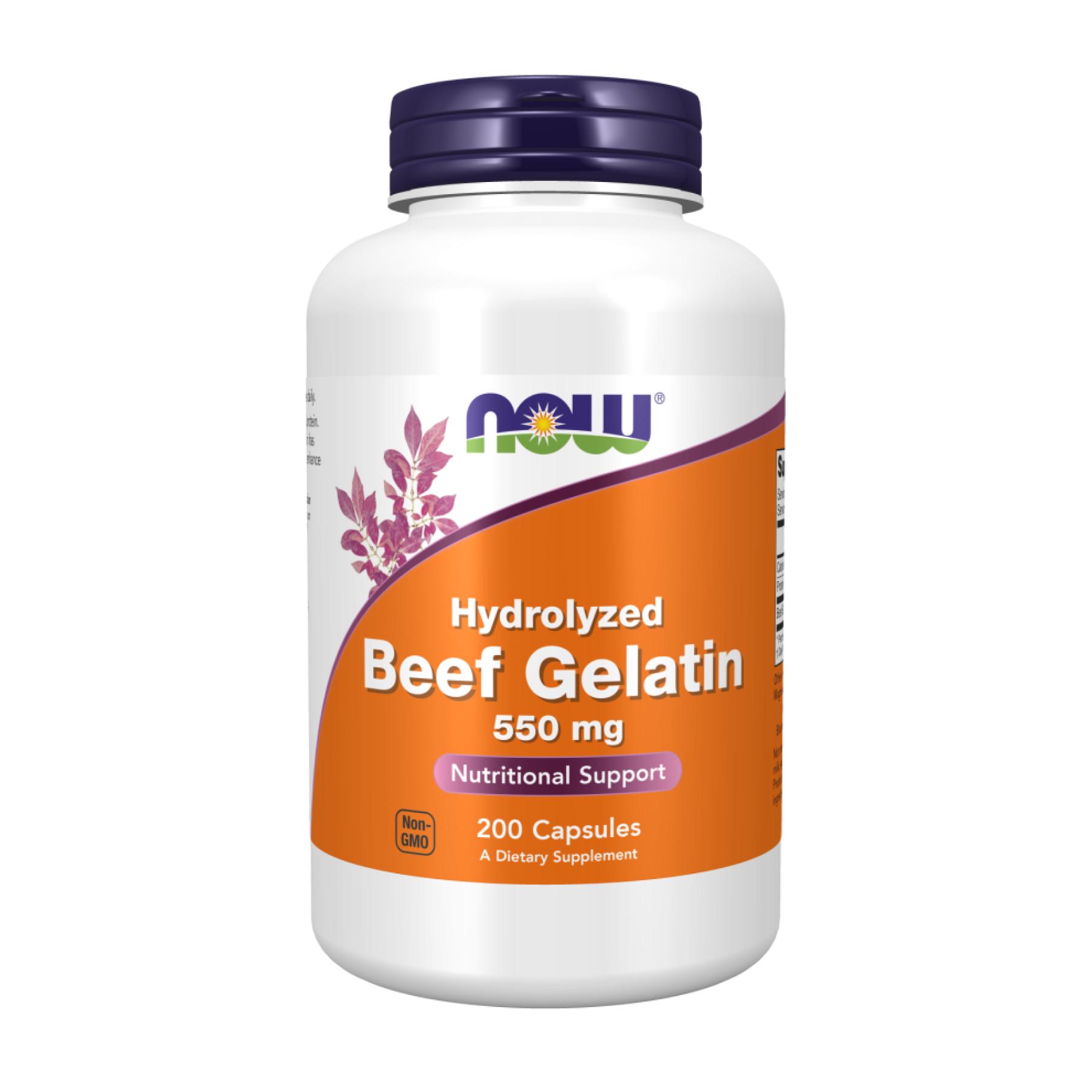 Натуральная добавка Beef Gelatin 550 mg 200 caps (2023-10-2513)