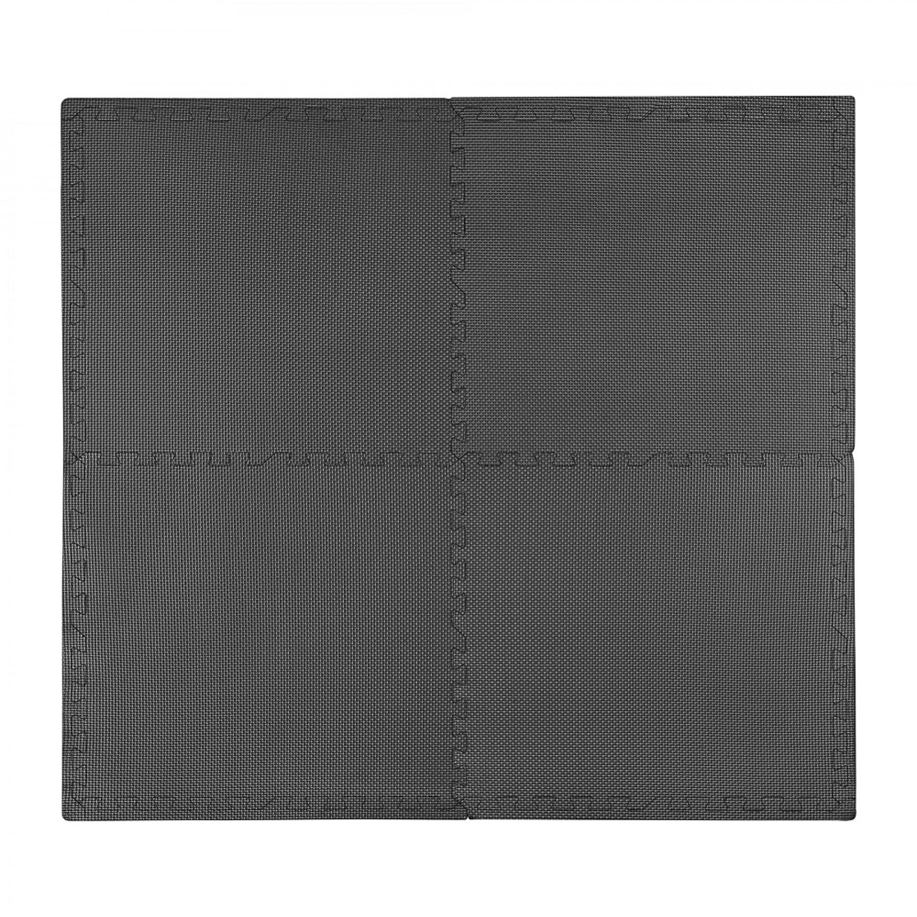 Мат-пазл 4fizjo Mat Puzzle EVA ласточкин хвост 120x120x1 см Black (4FJ0060) - фото 2