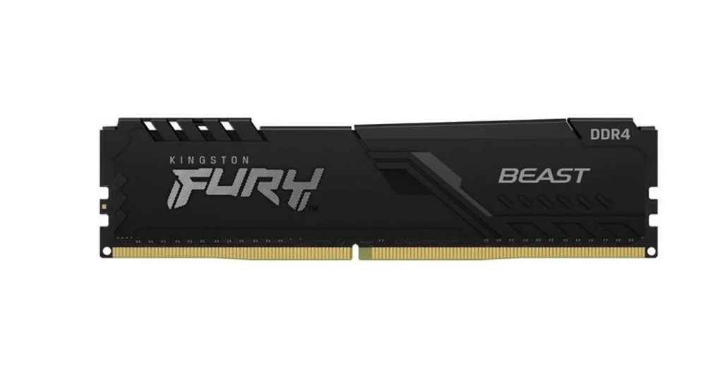 Оперативная память Kingston Fury Beast DDR4 8GB/3200 Black (KF432C16BB/8)