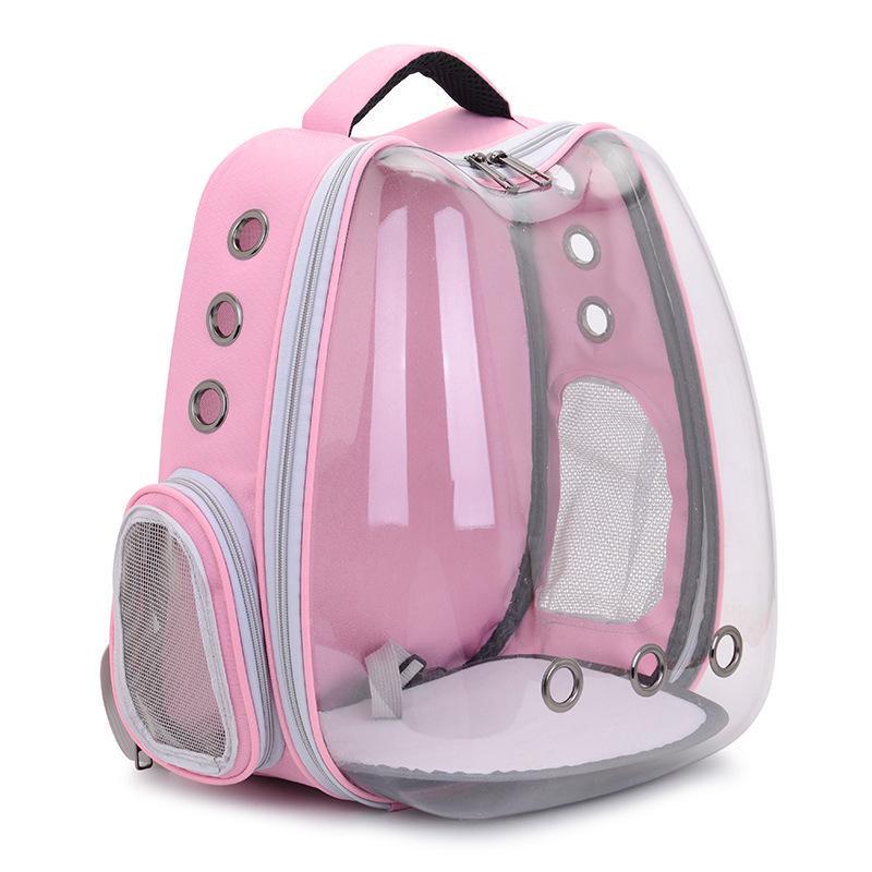Рюкзак для переноски домашних питомцев CosmoPet CP-102 39х35х23 см Pink (3_06533)