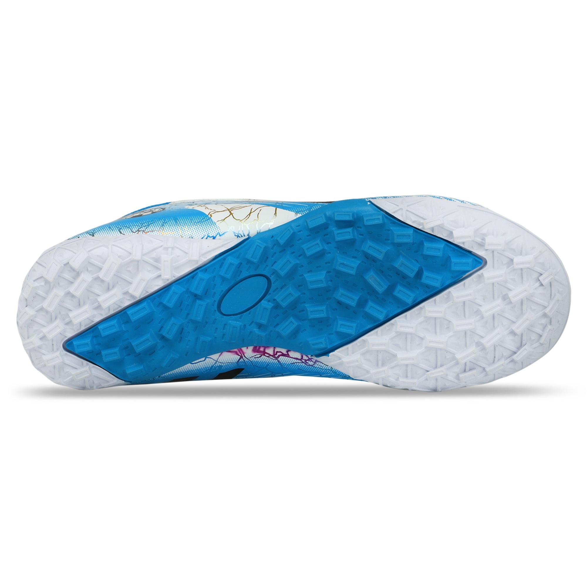 Сороконіжки футбольні дитячі LiJIN 007-32-38-3 р. 36 Блакитний/Білий - фото 2