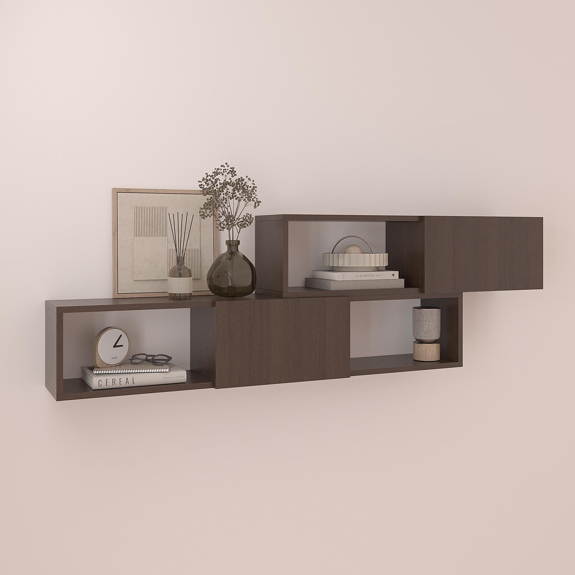 Полка навесная настенная ПК-9 460х1500х220 мм Венге Магия