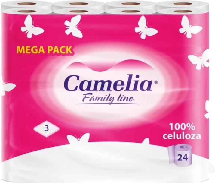 Туалетная бумага CAMELIA 3-слойная 24 шт. (2644977447)