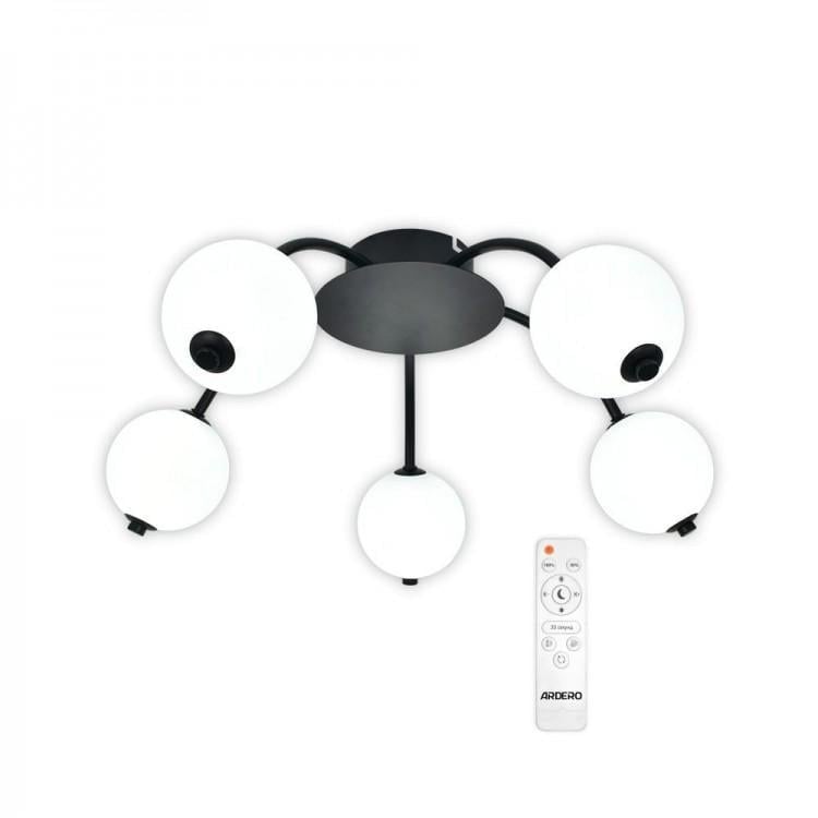 Світильник світлодіодний стельовий ARDERO Smart AL6475/1ARD PRIMA NERO 45 Вт Чорний (27712746)
