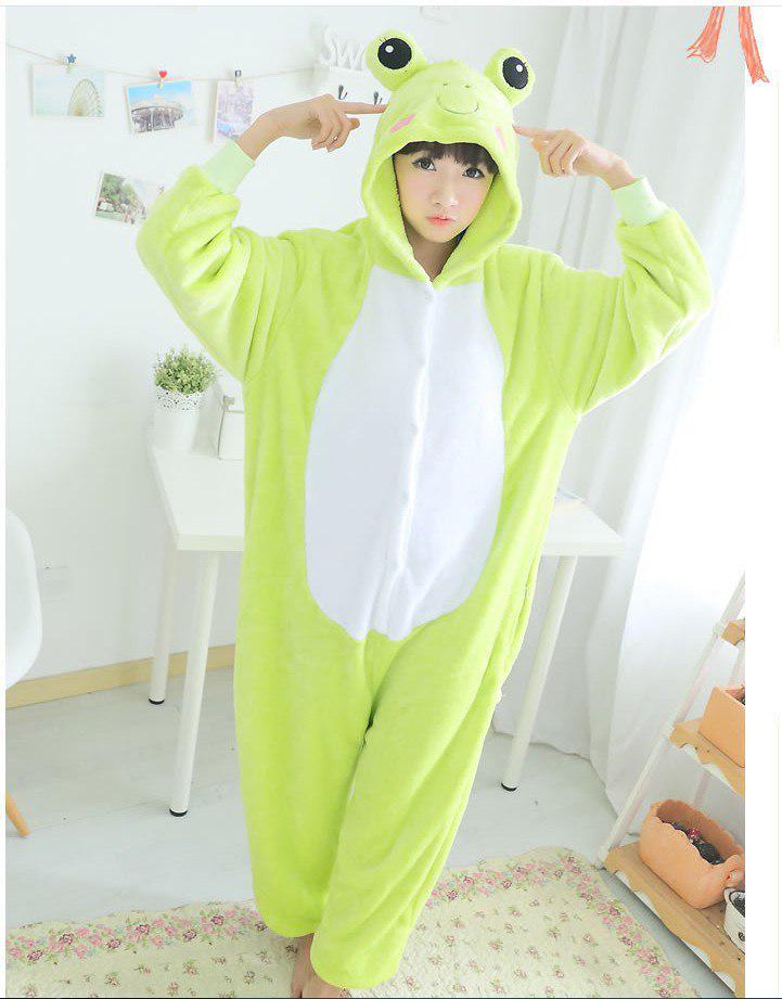 Кигуруми-пижама Лягушка М Салатовый (6021М)