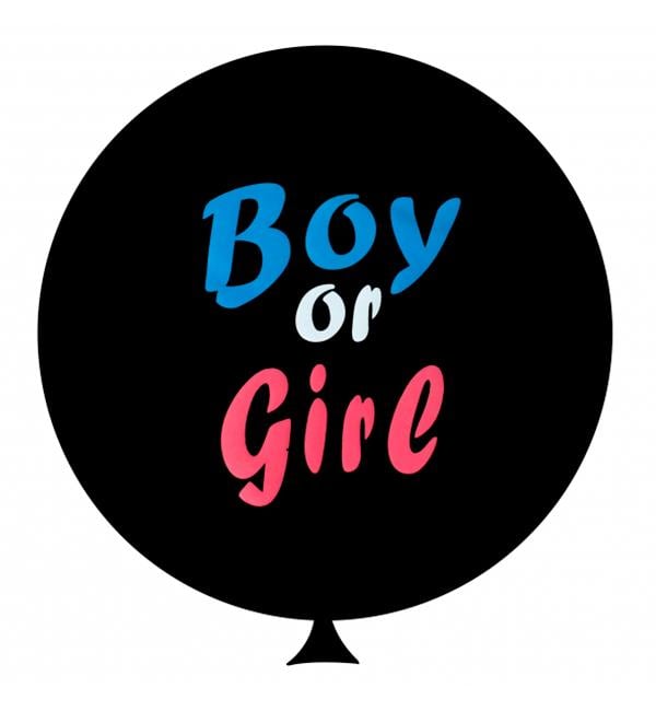 Воздушный шарик Boy or Girl 80 см (514126)