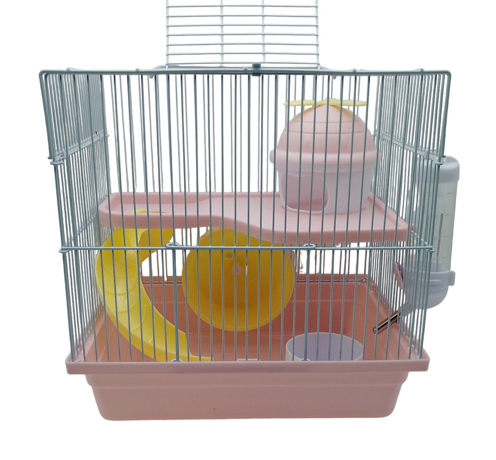 Клетка для мелких грызунов 3002 30x23x30 см Розовый (30079929) - фото 4 Клетка для мелких грызунов 3002 30x23x30 см Розовый (30079929) - фото 4