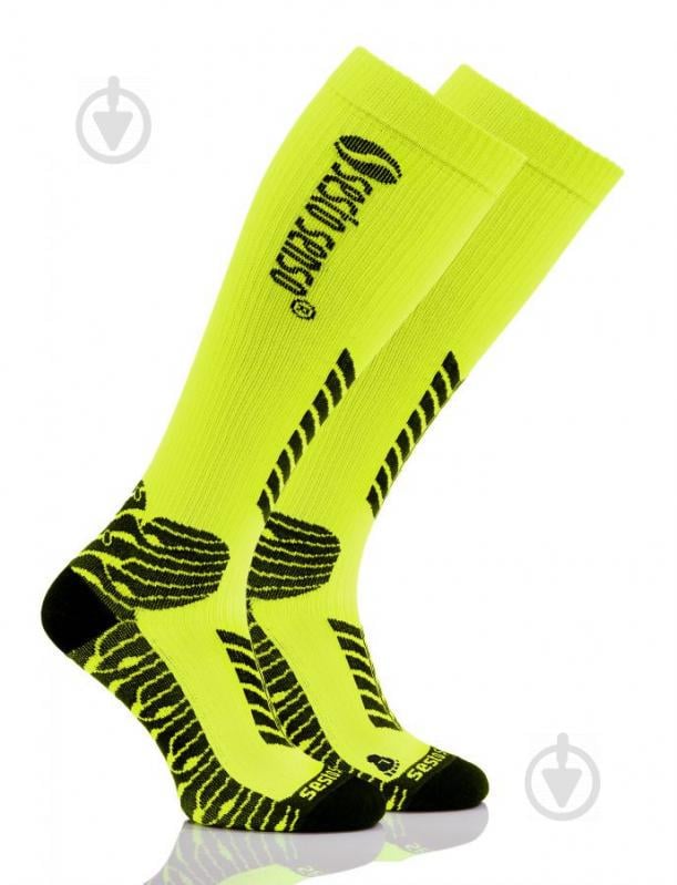 Спортивные компрессионные гольфы Sesto Senso Sport Kompression 35-38 Желто-черный (sns0158)
