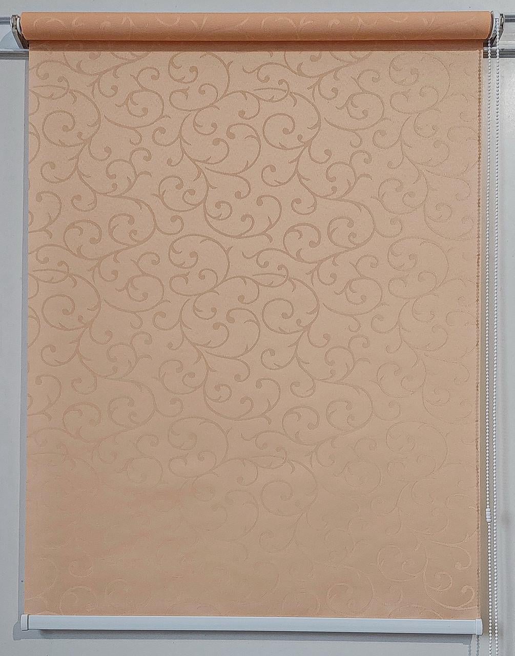 Рулонная штора Miranda Акант 75х200 см Персиковый (АА-2170-76)